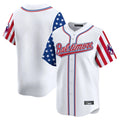 Baltimore Orioles White CONTON Independence Day Vapor Premier Limited Home Game Blank Player Stitched Jerseys