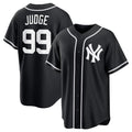 New York Yankees #99 Aaron Judge Black CONTON Out Stitched Jersey