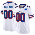 Custom B.Bills Active Player White CONTON 2025 F.U.S.E. With Farewell Patch Vapor Untouchable Limited Stitched Jersey