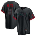 Cincinnati Reds #3 Ke'Bryan Hayes Player Black CONTON City Connect Home Game Stitched Jerseys