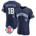 Chicago Cubs #18 Shota Imanaga Player Navy CONTON City Connect 150th Anniversary Limited Elite Home Stitched Jerseys