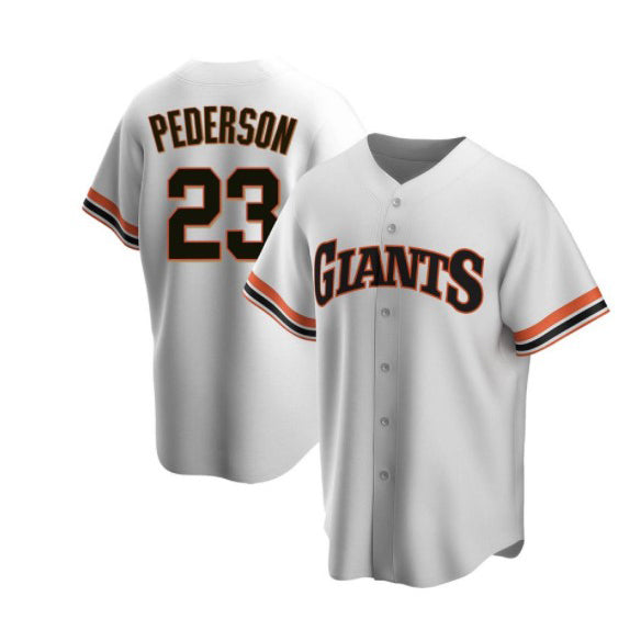 San Francisco Giants #23 Joc Pederson White CONTON Cool Base Stitched Jersey