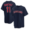 Cleveland Guardians #11 Jose Ramirez Player Navy CONTON Game Home Stitched Jerseys