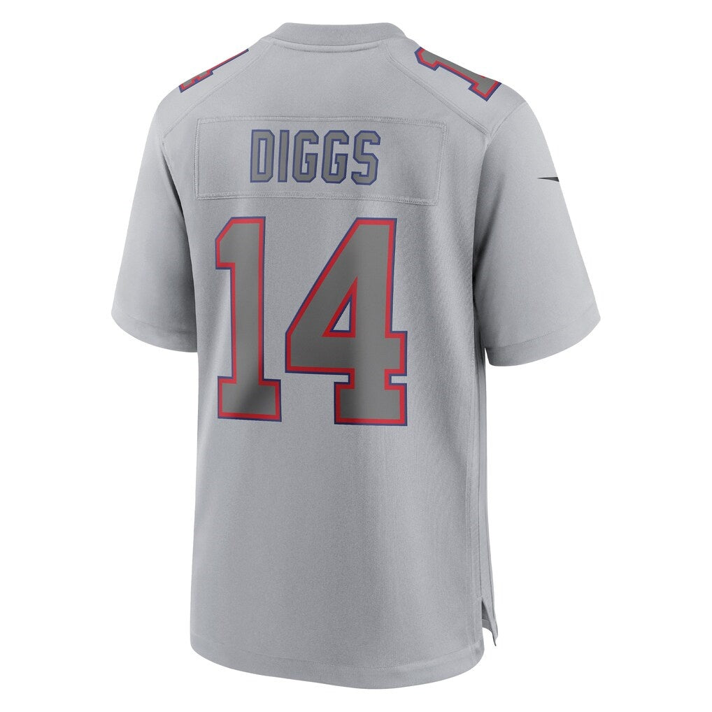 B.Bills #14 Stefon Diggs Atmosphere Fashion Game Jersey - Gray CONTON