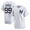 New York Yankees #99 Aaron Judge White CONTON Home Limited Player Jersey 2
