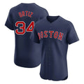 Boston Red Sox #34 David Ortiz Player Navy CONTON Limited Elite Home Game Stitched Jerseys1