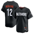 Baltimore Orioles #12 Dylan Beavers Player Black CONTON City Connect Limited Home Game Stitched Jerseys