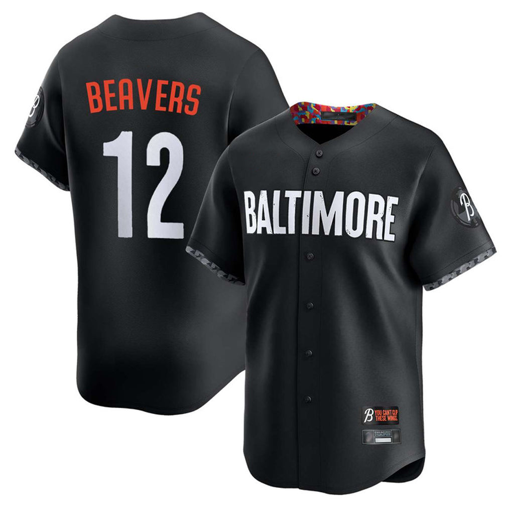 Baltimore Orioles #12 Dylan Beavers Player Black CONTON City Connect Limited Home Game Stitched Jerseys