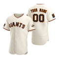 Custom San Francisco Giants White CONTON 2020 Stitched Flex Base Jersey