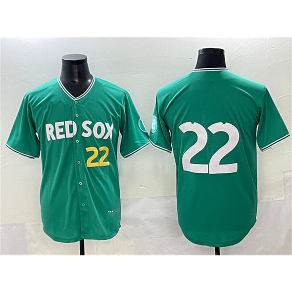 Boston Red Sox #22 Garrett Whitlock Green CONTON 2025 City Connect Limited Stitched Jersey
