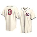 Chicago Cubs #3 Alex Bregman Player Cream CONTON Field of Dreams Home Game Stitched Jerseys