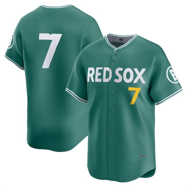 Boston Red Sox #7 Masataka Yoshida Green CONTON 2025 City Connect Limited Stitched Jersey