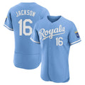 Kansas City Royals #16 Bo Jackson Player Light Blue CONTON Alt Limited Elite Home Stitched Jerseys