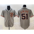 San Francisco Giants #51 Jung Hoo Lee Gray CONTON Cool Base Stitched Jersey