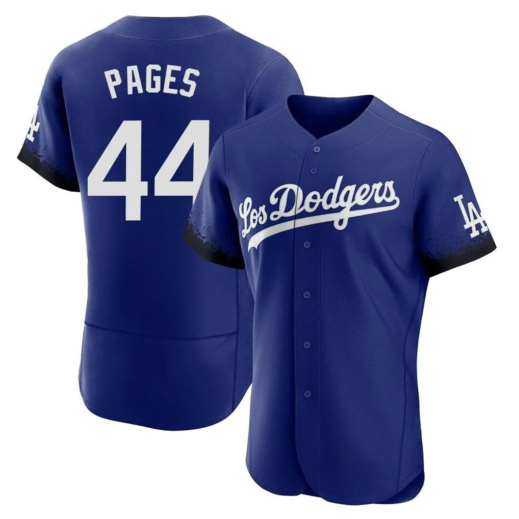 Los Angeles Dodgers #44 Andy Pages Player Royal CONTON City Connect Elite Home Stitched Jerseys