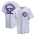 Chicago Cubs #52 Pete Crow-Armstrong White CONTON 2024 Cool Base Stitched Jersey