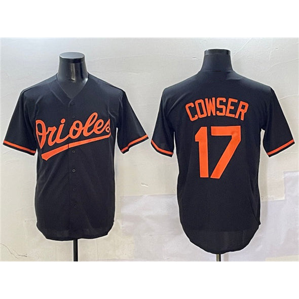 Baltimore Orioles #17 Colton Cowser Black CONTON Cool Base Stitched Jersey