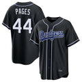 Los Angeles Dodgers #44 Andy Pages Player Black CONTON Carbon Limited Home Stitched Jerseys