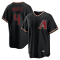 Arizona Diamondbacks #4 Ketel Marte Player Black CONTON Limited Home Stitched Jerseys