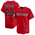 Cleveland Guardians #23 Bo Naylor Player Red CONTON Limited Home Stitched Jerseys