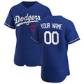 Custom Los Angeles Dodgers Royal CONTON Alternate 2020 Authentic Player Jersey