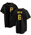 Pittsburgh Pirates #6 Konnor Griffin Black CONTON Cool Base Stitched Jersey