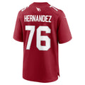 A.Cardinals #76 Will Hernandez Cardinal CONTON Team Game Jersey