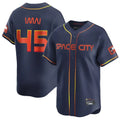 Houston Astros #45 Tatsuya Imai Player Navy CONTON City Connect Home Limited Stitched Jerseys