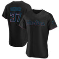 Miami Marlins #37 Anthony Bender Player Black CONTON Home Limited Elite Stitched Jerseys