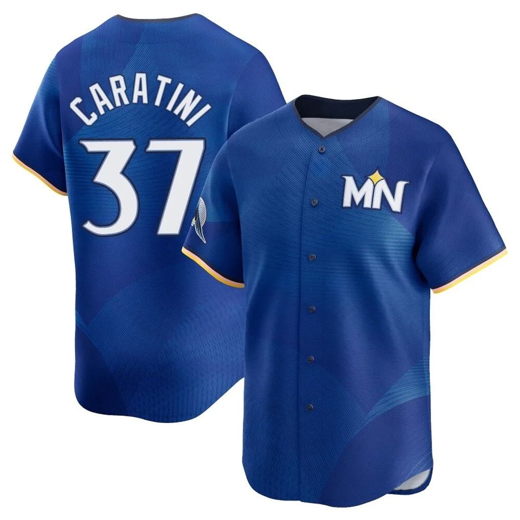 Minnesota Twins #37 Victor Caratini Player Royal CONTONCity Connect Limited Home Stitched Jerseys