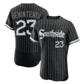 Chicago White Sox #23 Andrew Benintendi Player Black CONTON City Connect Limited Elite Home Stitched Jerseys