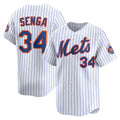 New York Mets #34 Kodai Senga White CONTON Home Limited Player Jersey