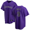 Colorado Rockies #9 Brenton Doyle Player Purple CONTON Game Home Stitched Jerseys