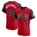Chicago White Sox #12 Colson Montgomery Player Red CONTON City Connect Limited Elite Home Stitched Jerseys