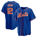 New York Mets #12 Francisco Lindor Royal CONTON Big & Tall Alternate Replica Player Jersey