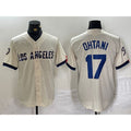 Los Angeles Dodgers #17 Shohei Ohtani Cream CONTON 2024 City Connect Limited Stitched Jerseys