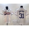 Detroit Tigers #31 Riley Greene White CONTON With Patch Cool Base Stitched Jersey