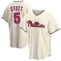 Philadelphia Phillies #5 Bryson Stott Cream CONTON Cool Base Stitched Jersey