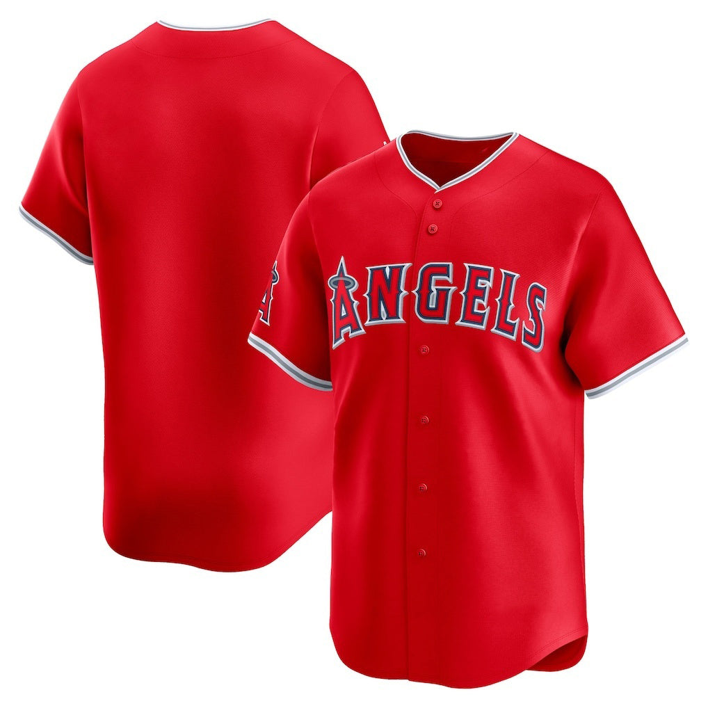 Los Angeles Angels Red CONTON Alternate Limited Jersey