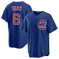 Chicago Cubs #6 Matt Shaw Player Royal CONTON Home Game Stitched Jerseys
