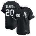 Chicago White Sox #20 Miguel Vargas Player Black CONTON Limited Home Stitched Jerseys
