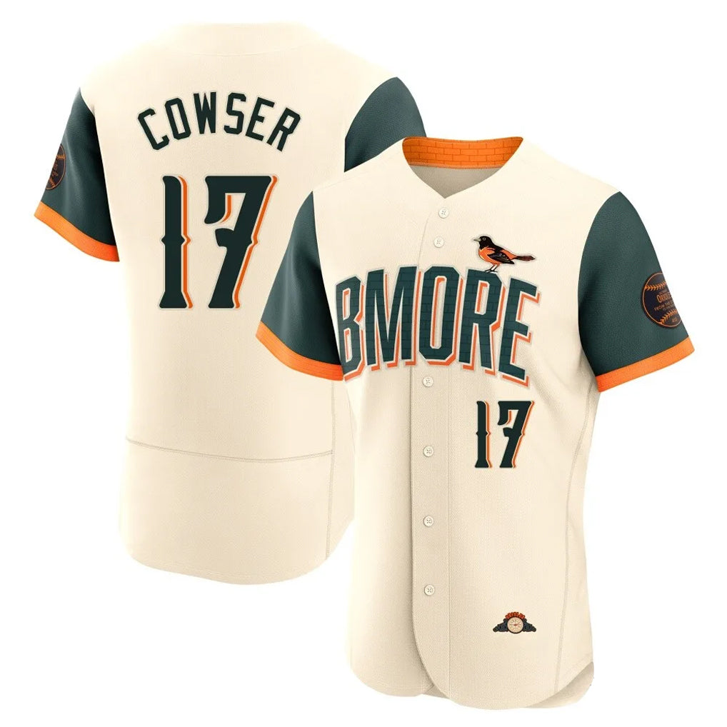 Baltimore Orioles #17 Colton Cowser Player Cream CONTON 2026 City Connect Limited Elite Home Game Stitched Jerseys