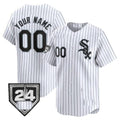 Custom Chicago White Sox 2024 Spring Training Patch Vapor Premier Limited Jersey ¨C White CONTON