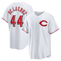 Cincinnati Reds #44 Elly De La Cruz White CONTON Alternate 2 Replica Jersey