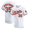Baltimore Orioles #35 Adley Rutschman White CONTON Home Elite Jersey