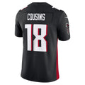 A.Falcons #18 Kirk Cousins Black CONTON Vapor F.U.S.E. Limited Jersey