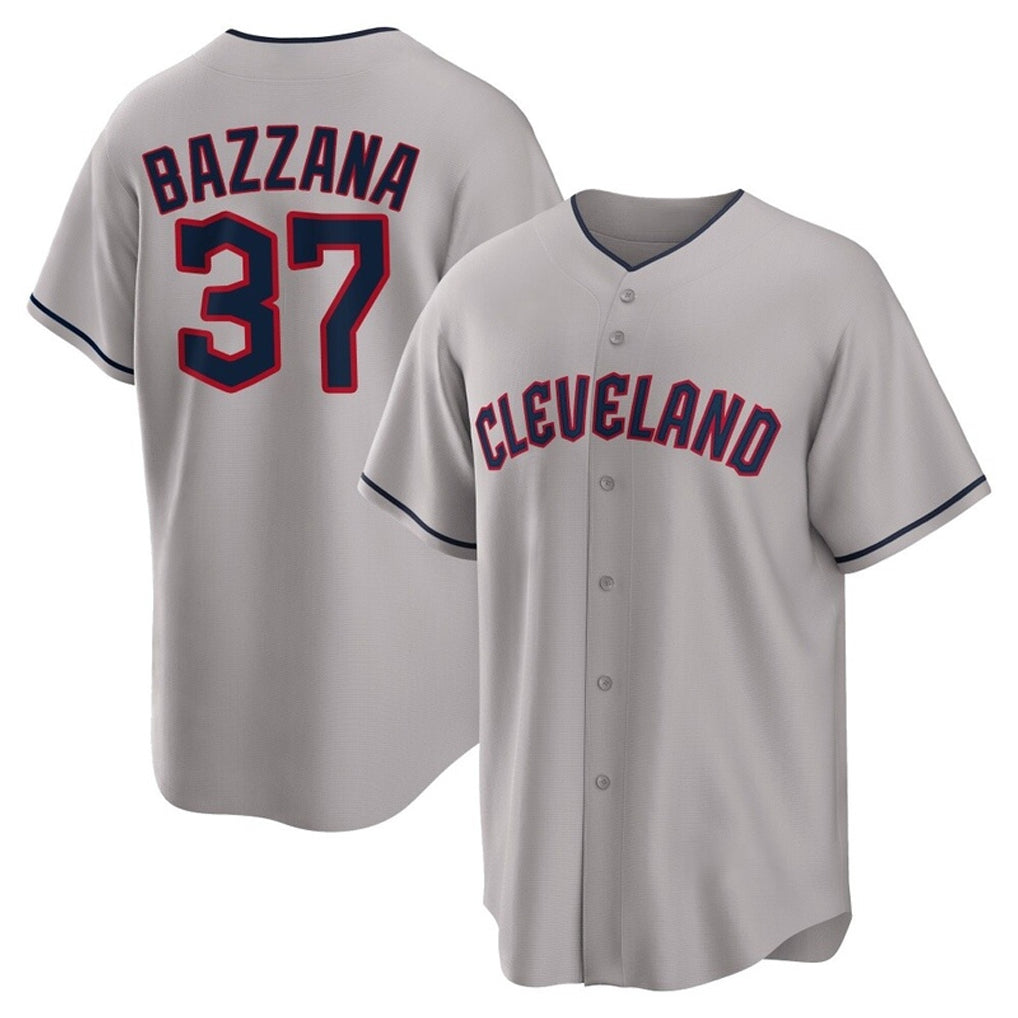 Cleveland Guardians #37 Travis Bazzana Player Gray CONTON Game Home Stitched Jerseys