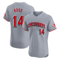 Cincinnati Reds #14 Pete Rose Player Gray CONTON Limited Elite Home Stitched Jerseys