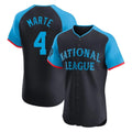 Arizona Diamondbacks #4 Ketel Marte Player Black CONTON National League All-Star Limited Elite Home Game Stitched Jerseys