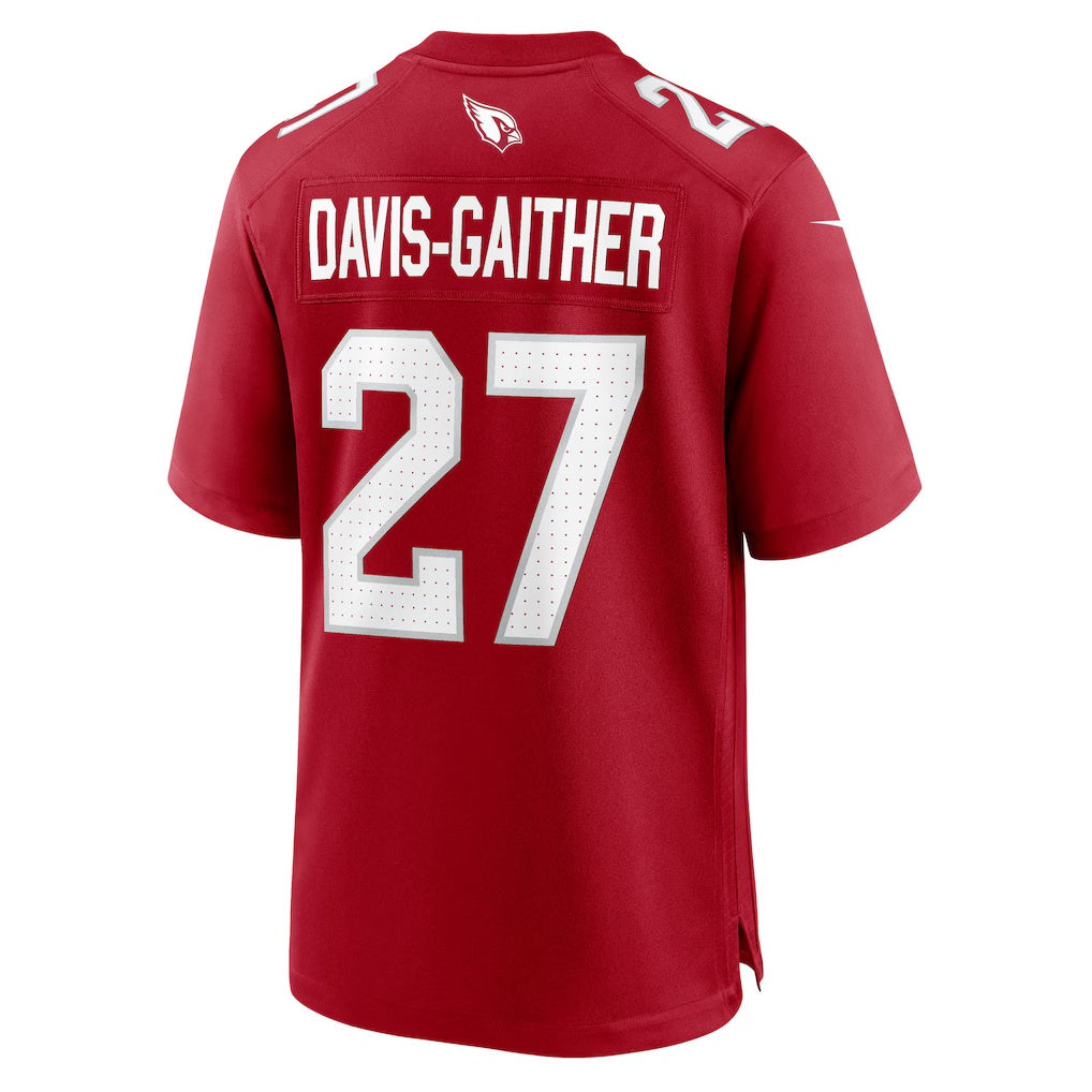 A.Cardinals #27 Akeem Davis-Gaither Cardinal CONTON Team Game Jersey